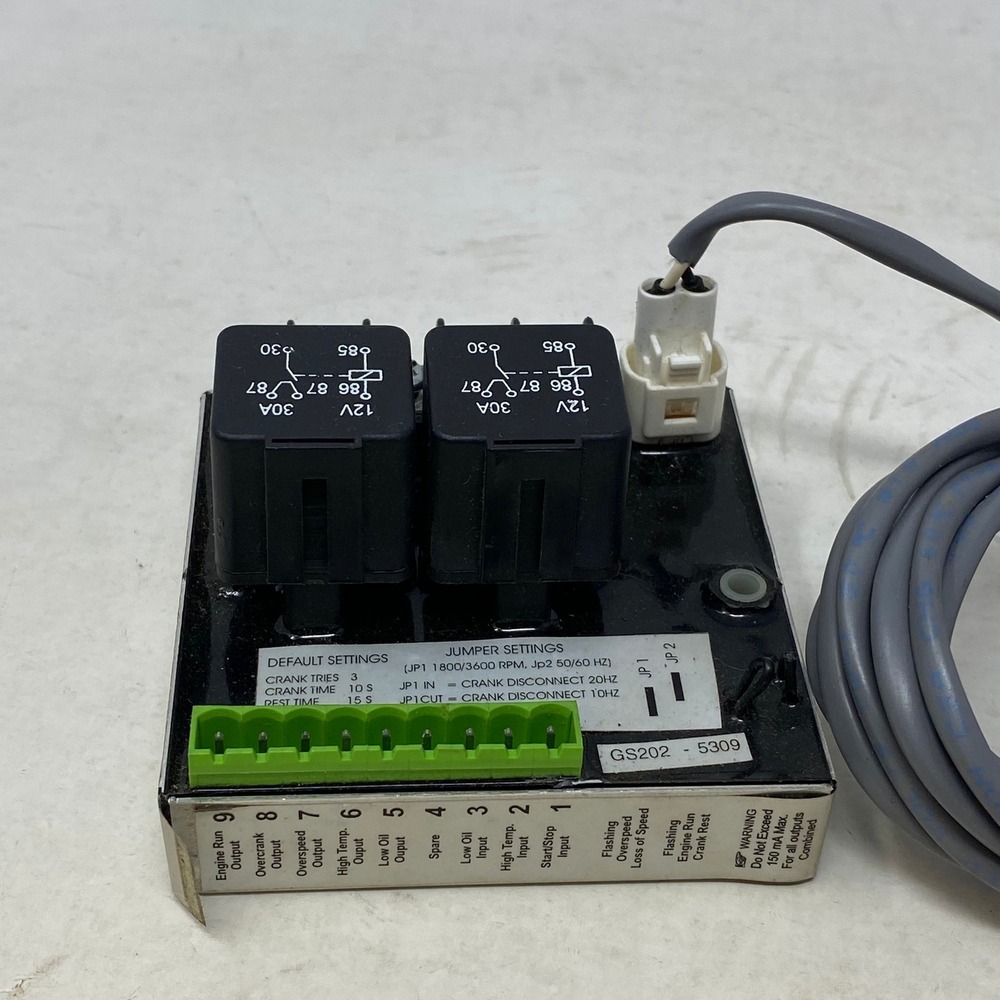 DynaGen Gs202 Generator Controller 12V 30A Auto Start Control Module Untested - Picture 4 of 9